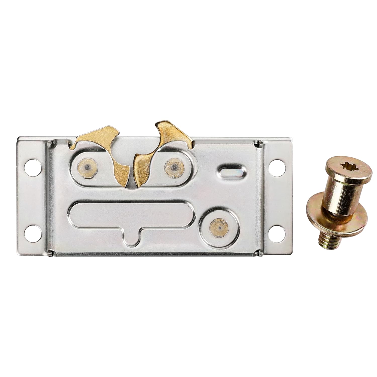 1677432C1 Front Driver Left Side Door Latch Assembly Fit for International 5000 9300 9400 9600 9700, Left Hand Door Lock Actuator with Door Striker Bolt, OEM# 451550