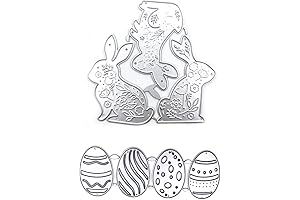 YKW Easter Eggs Rabbits Cutting Dies for Card Making: Embellish Your Crafts...