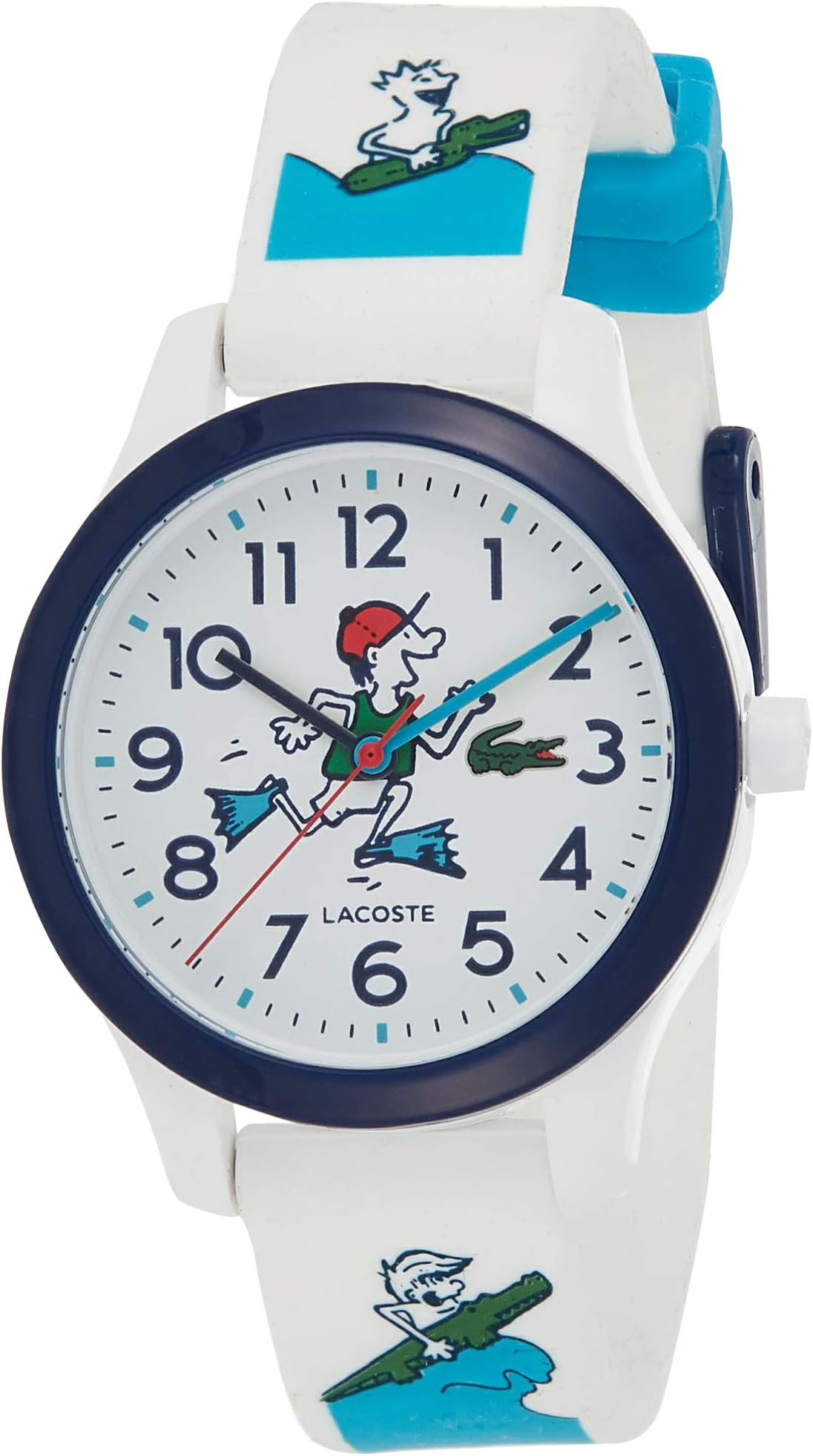 Orologio Da Polso Bambini Pacific Time, Apprendimento, Nylon Nero, Quarzo, 32mm, Con Scatola