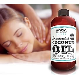 Fractionated Coconut Oil Premium Therapeutic Grade 16 Ounce Liquid Carrier Oil for Aromatherapy Relaxing Massage and Diluting Essential Oils with Pump and eBook