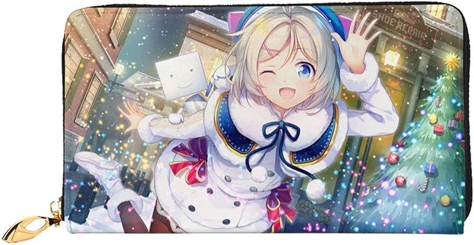Amazon 可愛い アニメ柄 キャラクター柄 電脳少女シロ バーチャルyoutuber Siro 財布 メンズ 男性 長財布 メンズ 職人手作り 丁寧縫製 ブランド品用マイクロファイバーレザー 牛 サイフ 大容量 携帯 Iphone 現金 小銭入れ 小物収納 カード入れ 多収納 携帯に便利