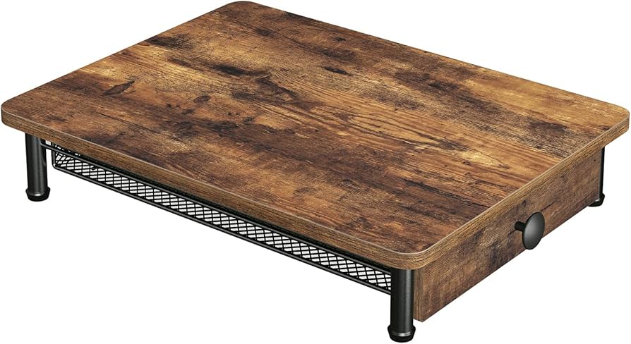 Coffee Pod Drawer Holder, Coffee Pod Drawer for K Cup, 35 Capacity Coffee capsules Storage Organizer, Sliding Mesh Basket, for Home Office, Kitchen, Rustic Brown KH08BRG1