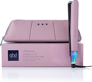 ghd Chronos Hair Straightener & Styler - Most Advanced Styler, 3X Faster Styling, More Shine, No Extreme Heat Damage - for All Hair Types - (UK Plug)
