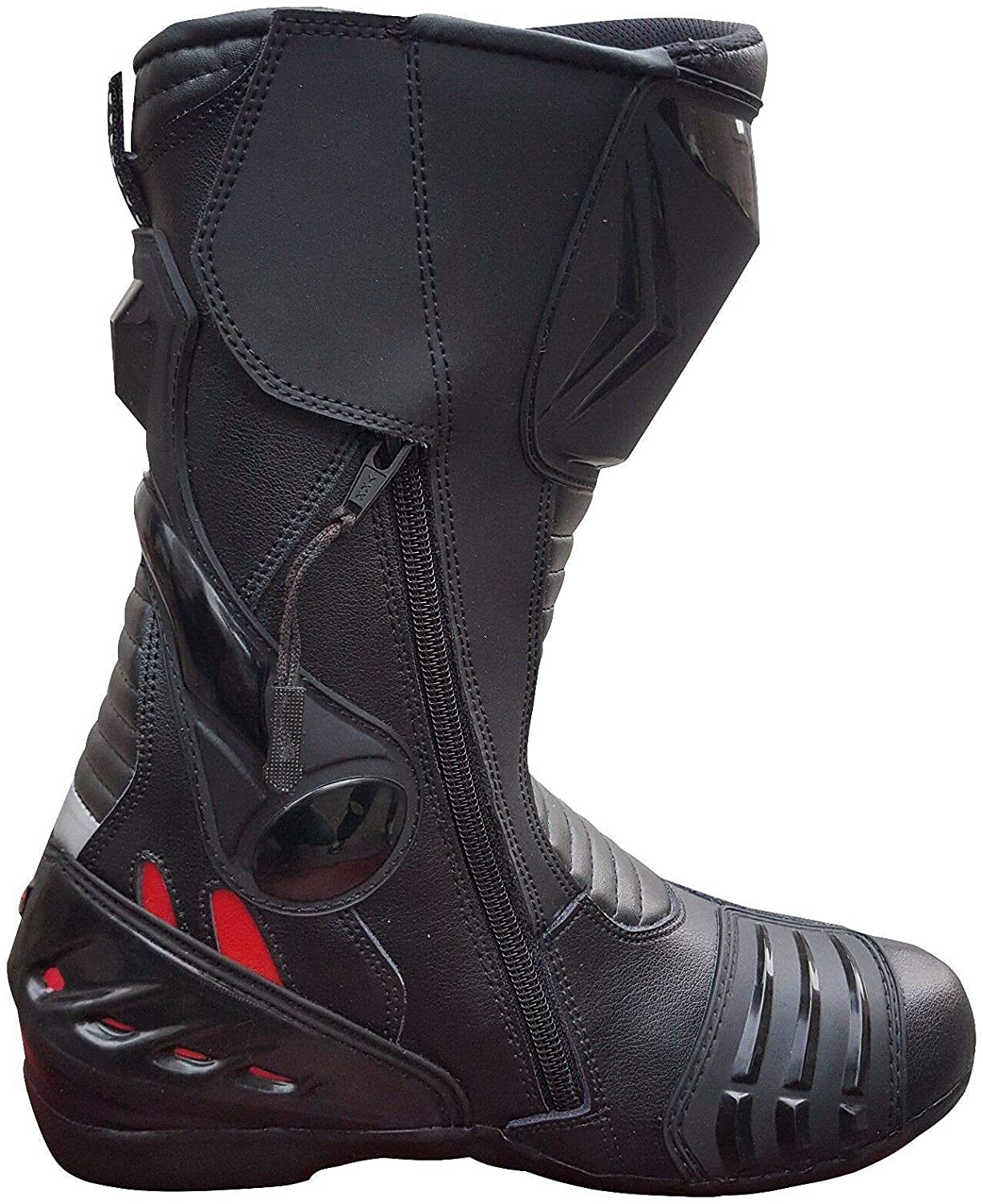 BI ESSE - Botas de moto, modelo deportivo Racing Pista, piel profesional transpirable