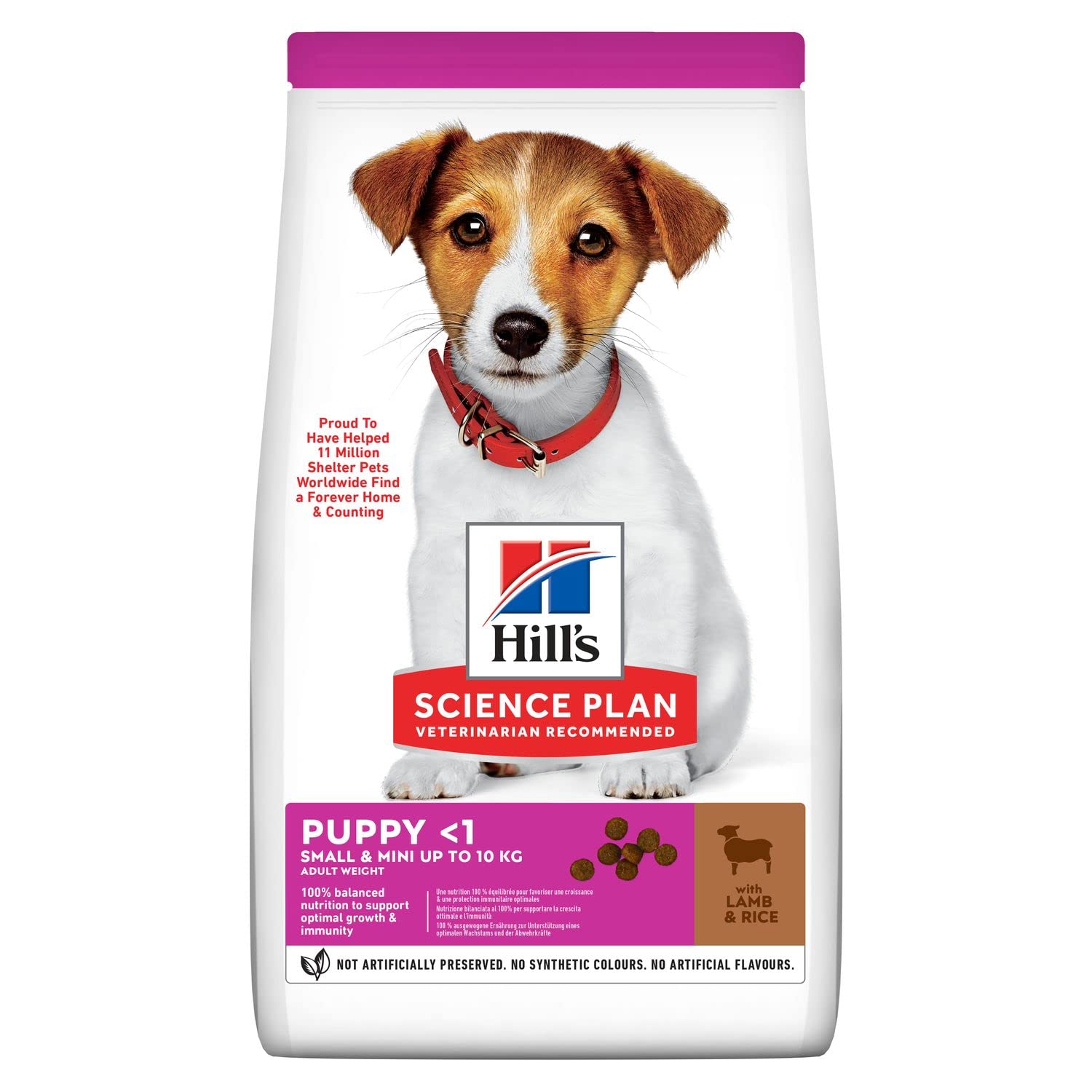 Science Plan Small & Mini Puppy Food with Lamb & Rice 1.5kg