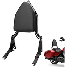 Sissy Bar Backrest Shield Style Backrest Fit For Harley Davidson Touring Electra Glide, Road King, Road Glide, Street Glide, Ultra Limited 2009-2025,Designed for the Long Haul of Motorcycle