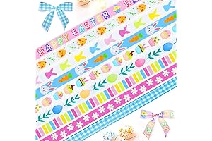 Hying 9 Rolls Happy Easter Ribbons