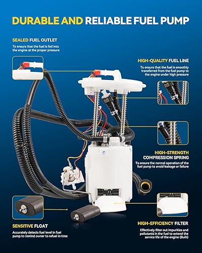 Miniatura 179 de PHILTOP Electric Fuel Pump Assembly Fits For Chevrolet S10 1985-1991, GMC S15 1985-1990, GMC Sonoma 1991, GMC Syclone 1991, SP06B1H