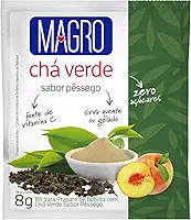 Lowcucar Chá Verde Magro Sabor Pêssego Zero Açúcares 8G