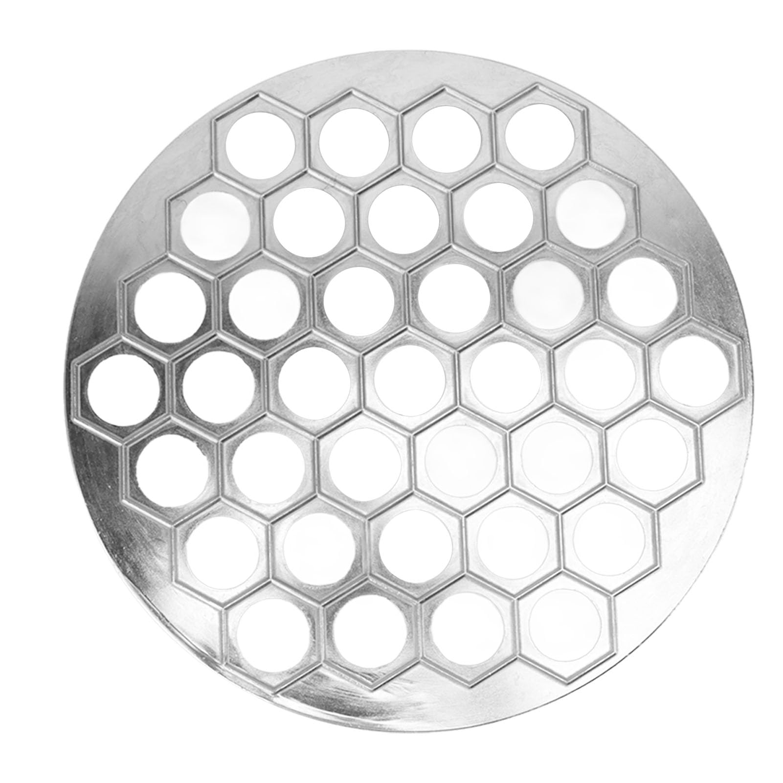 Pelmeni Maker, Aluminum Alloy Russian Ravioli Maker Dumplings Molds, 37 Holes Pelmeni Maker with Dumplings Maker (Silver)