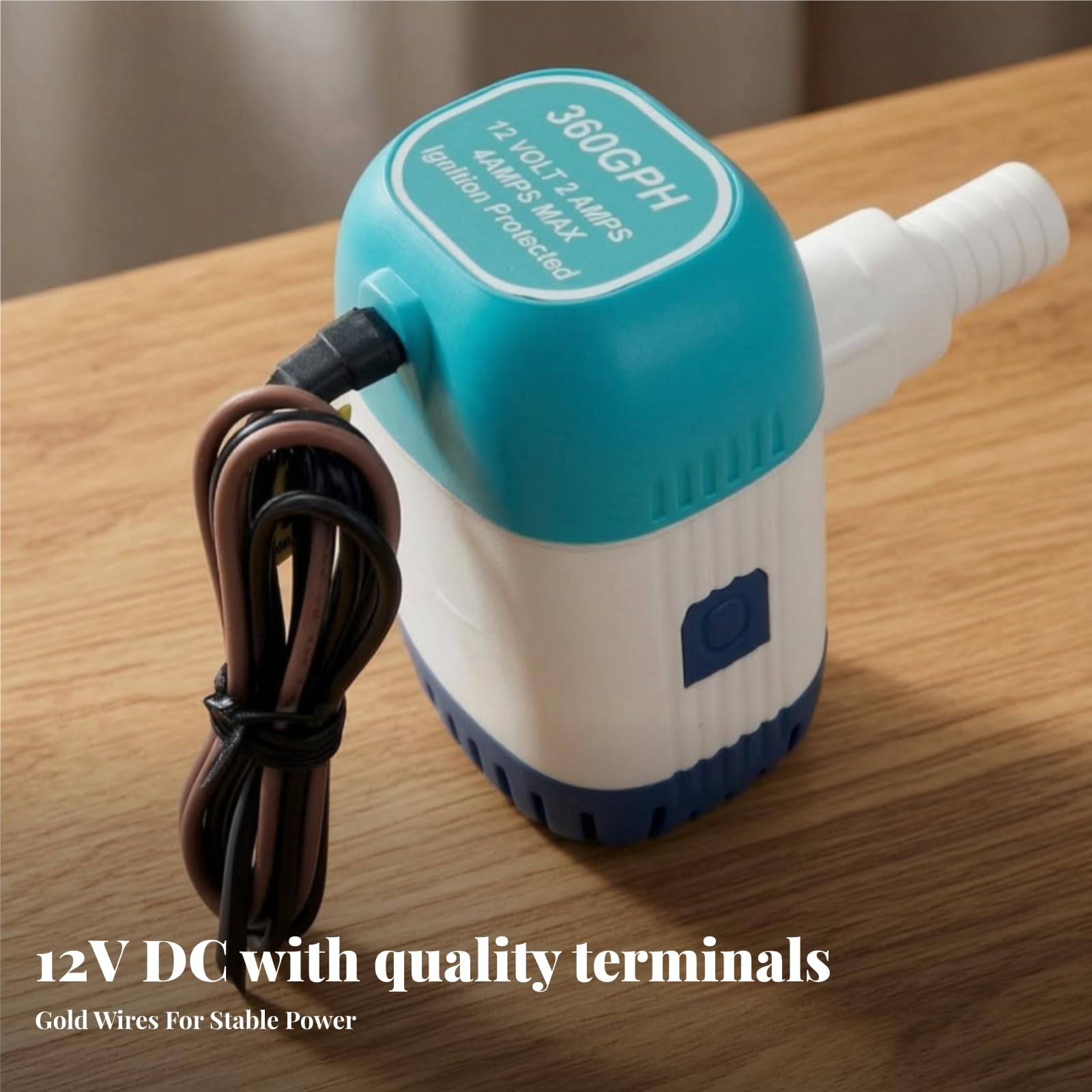 Elektrisch 12V Bilgenpumpe, 750 Gph