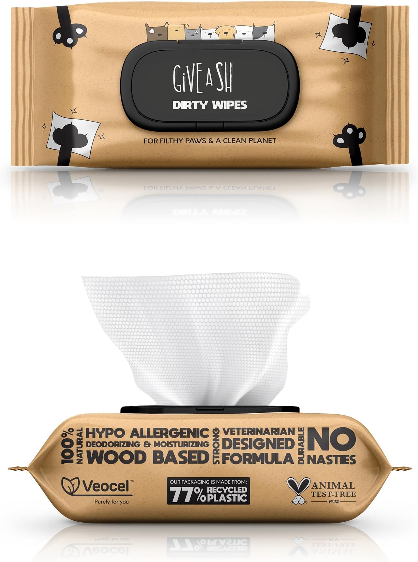earthbath, HypoAllergenic Grooming Wipes Fragrance Free