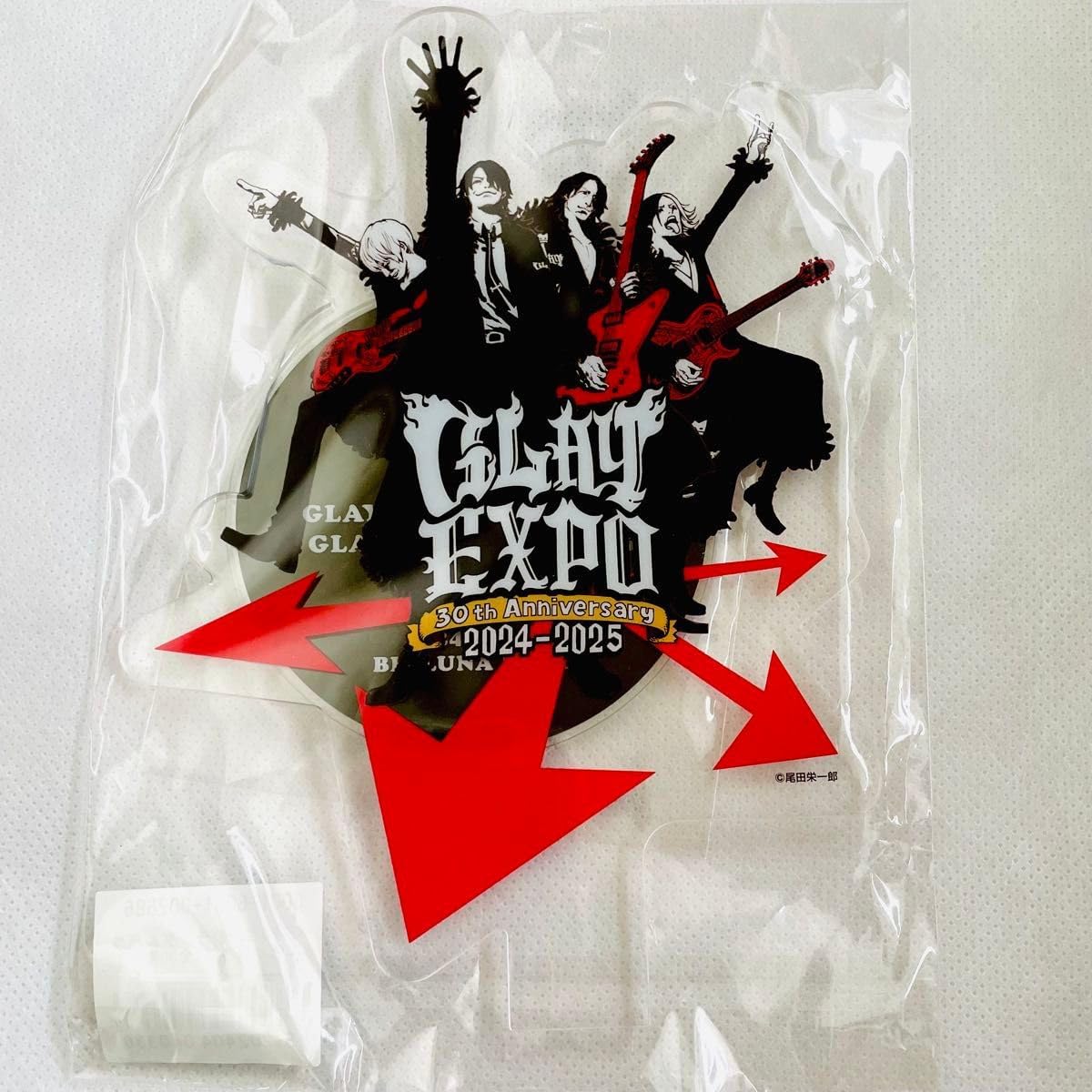 GLAY アクリルスタンド GLAY HMV すわりんこ アクリルスタンド