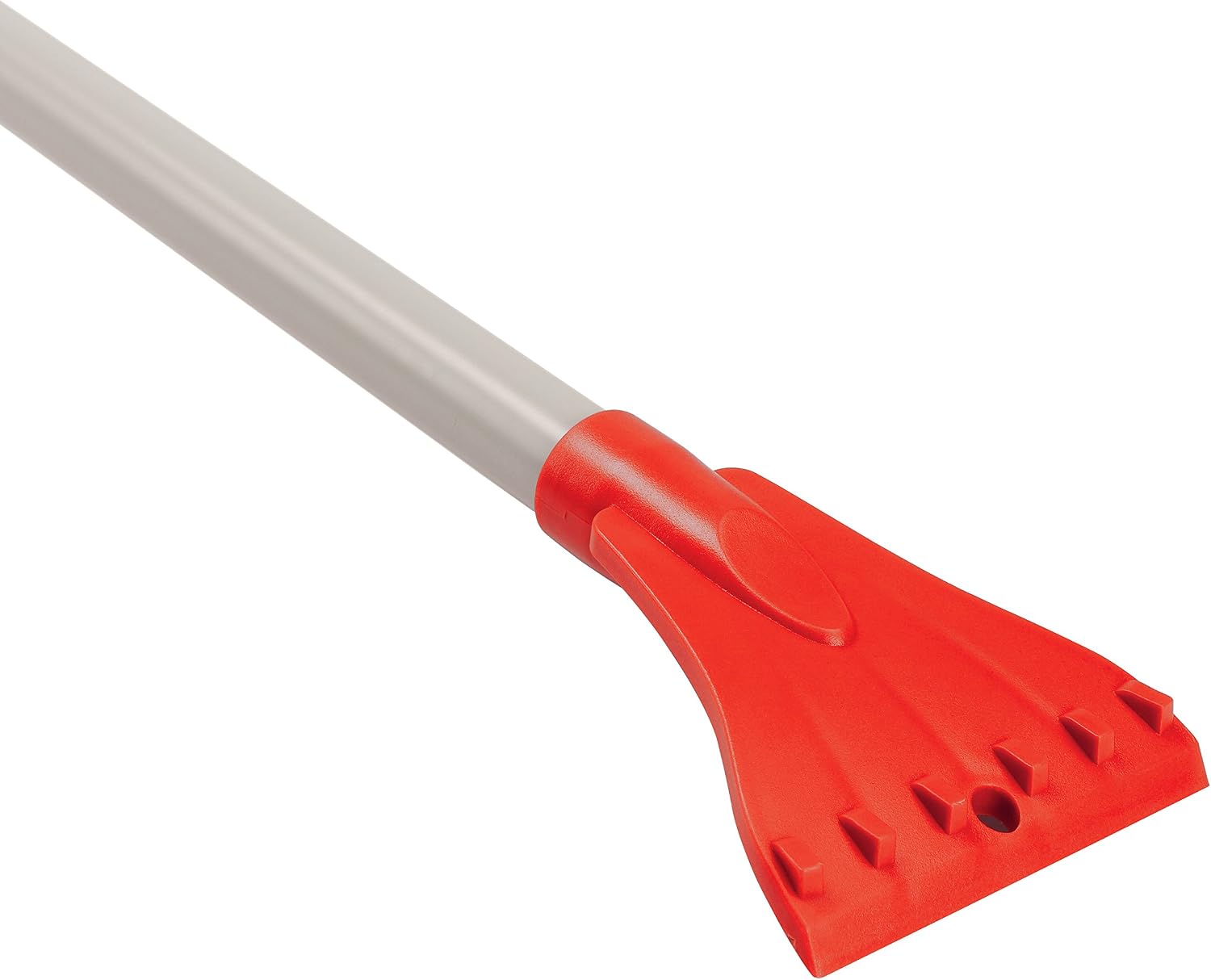Snow Joe SJBLZD-LED-RED Illum-n-Broom LED Lighted 4-in-1 Snow Broom Plus Ice Scraper, Red