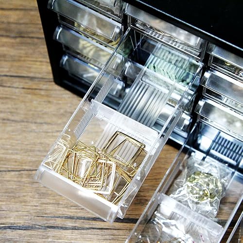 Miniatura 7 de livinbox - Organizador de escritorio con cajones para arte, manualidades y costura.