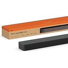 Amazon Fire TV Soundbar Plus (newest model) with built-in subwoofer, 3.1 channel, Dolby Atmos, clear dialogue