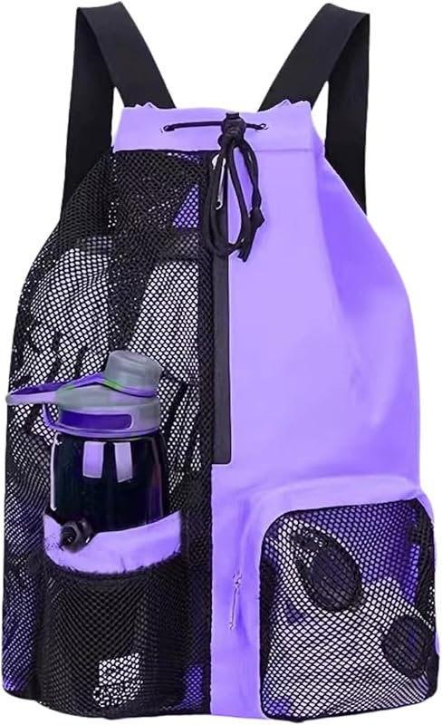 JSTHHTT Mochilas de Cuerdas, Bolsas de Cuerdas Mujer Hombre Mochila, Bolsa de Malla con Cordón en Seco-Húmedo, Natacion Cuerdas Bolsa Piscina Malla para Natación Gimnasio Playa Deporte