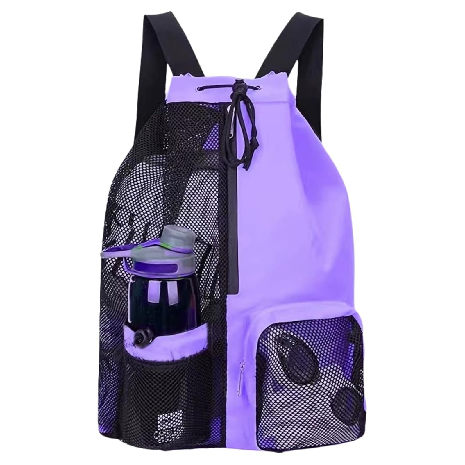 JSTHHTT Mochilas de Cuerdas, Bolsas de Cuerdas Mujer Hombre Mochila, Bolsa de Malla con Cordón en Seco-Húmedo, Natacion Cuerdas Bolsa Piscina Malla para Natación Gimnasio Playa Deporte