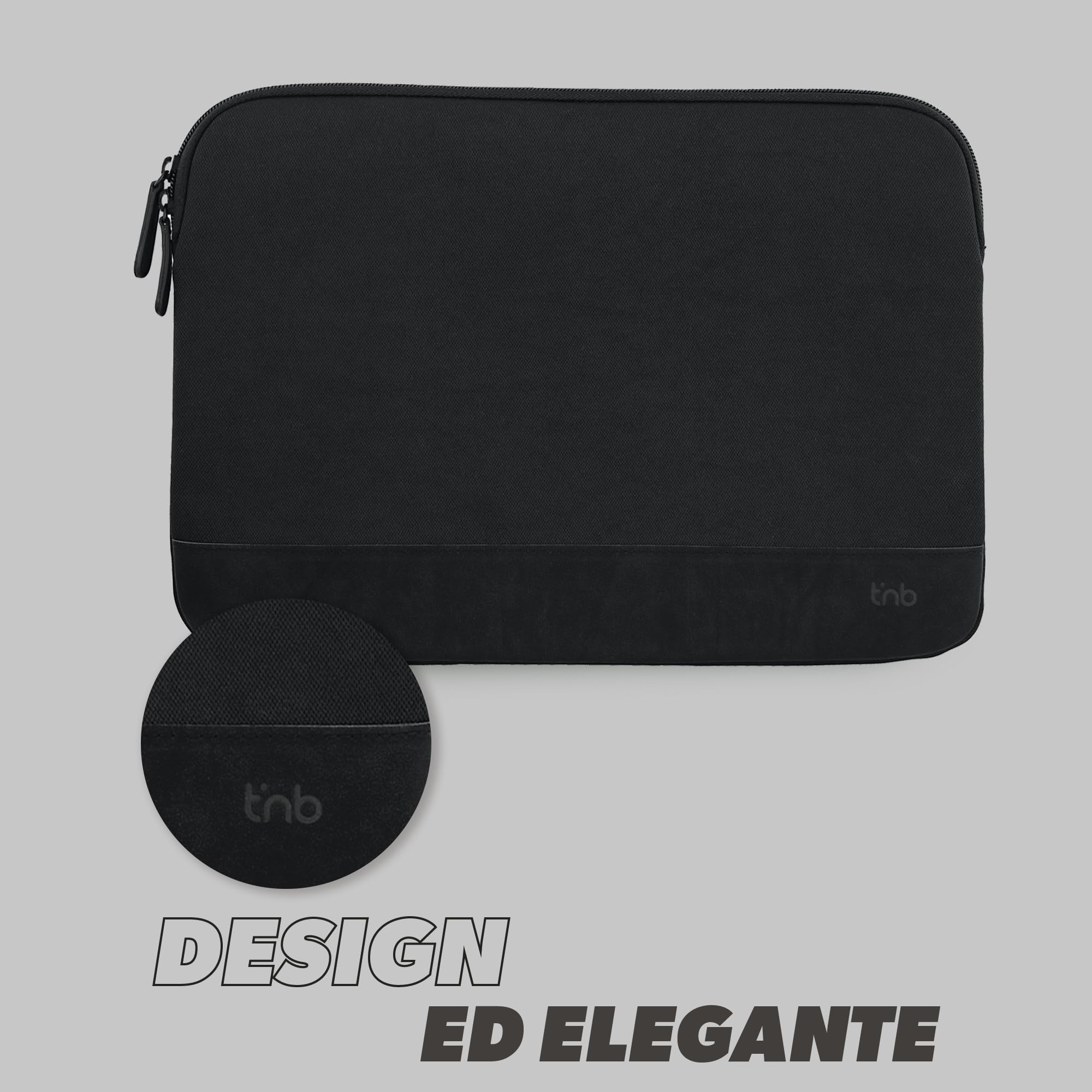 T'nB Color - Custodia per computer da 14 pollici, in memory foam
