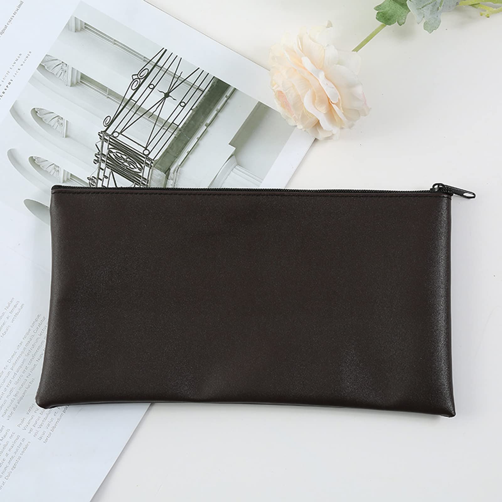 Produktbild von VELOFLEX 2725000 - Banktasche It Reißverschluss, DIN A5, 1 Stück, Geldtasche Aus Robuste