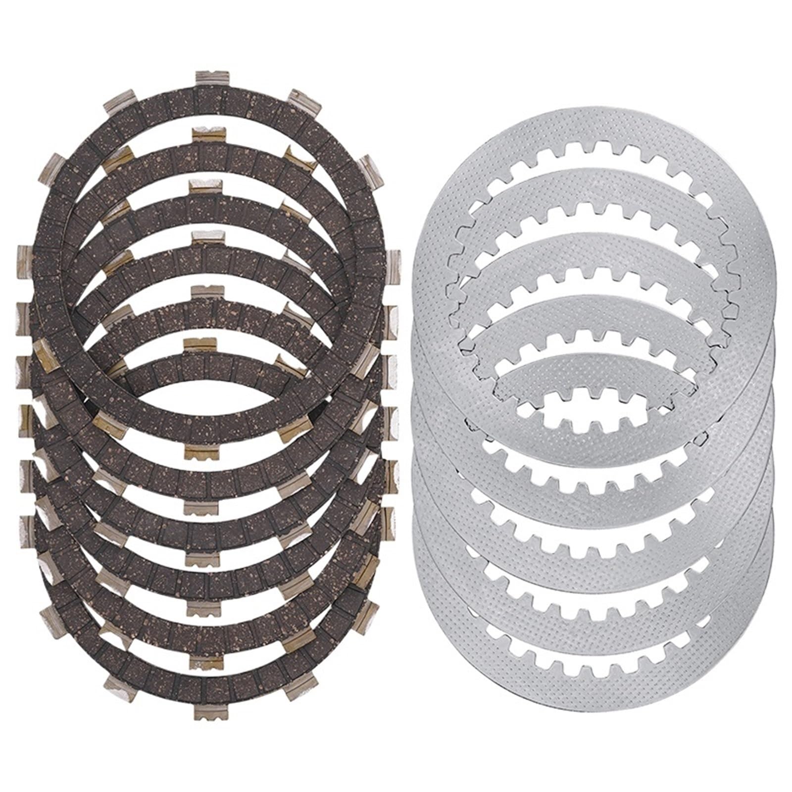 Motorcycle Engine Parts Clutch Plates & Steel Friction Disc Kit Fit for Yamaha XV400 XV500 XV535 Virago