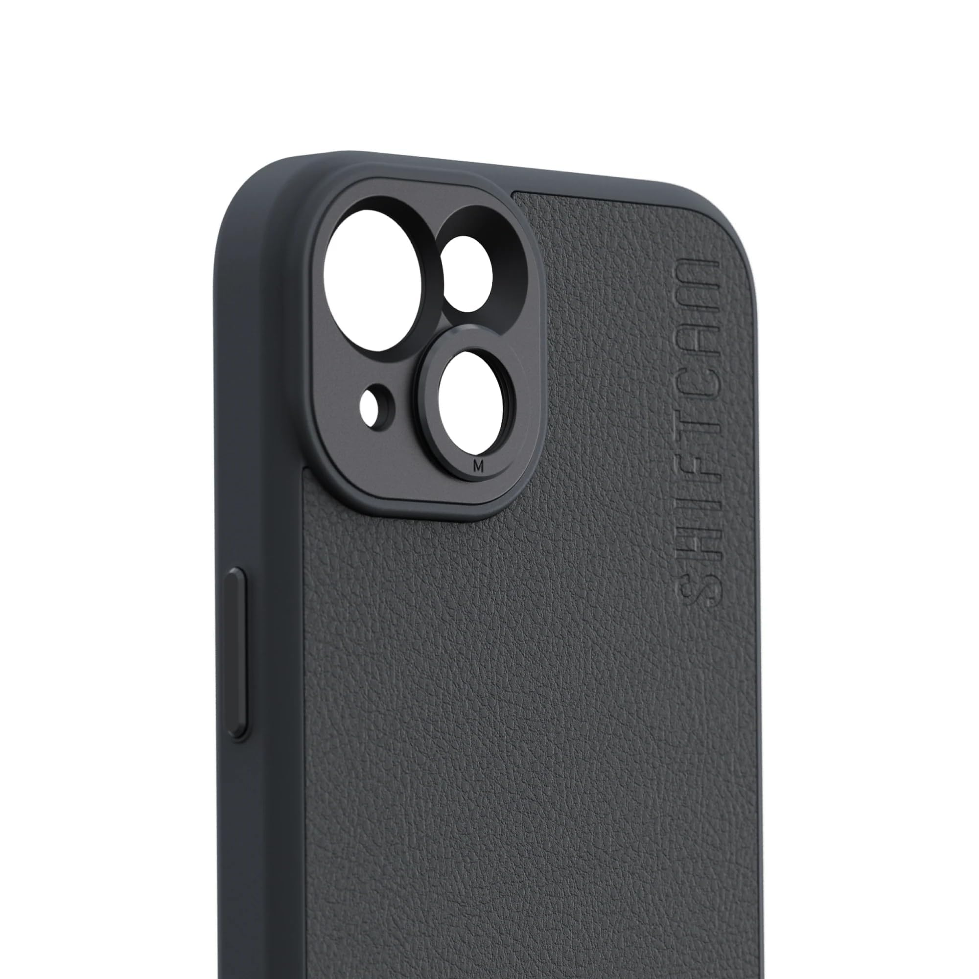 ShiftCamCamera Case with Built-in LensUltra Mount for Apple iPhone | Gear up Your iPhone and Start Shooting in Seconds | Charcoal (iPhone 15)