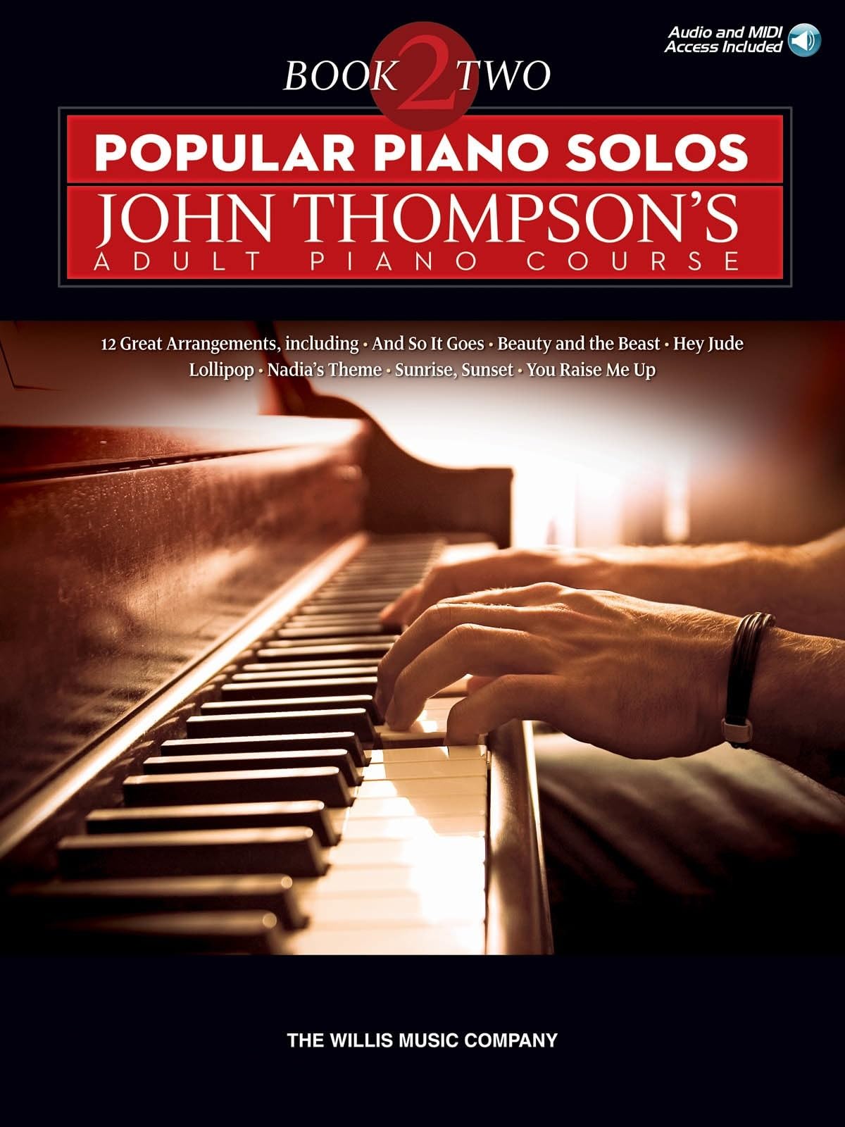 Popular Piano Solos: John Thompson's Adult Piano Course - Book 2 (Piano Adventures) (Includes Online Access Code)