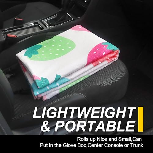 Miniatura 165 de Funda protectora de asiento de automóvil, para asientos delanteros, para entrenamiento de gimnasio, correr, nadar, playa y senderismo, impermeable