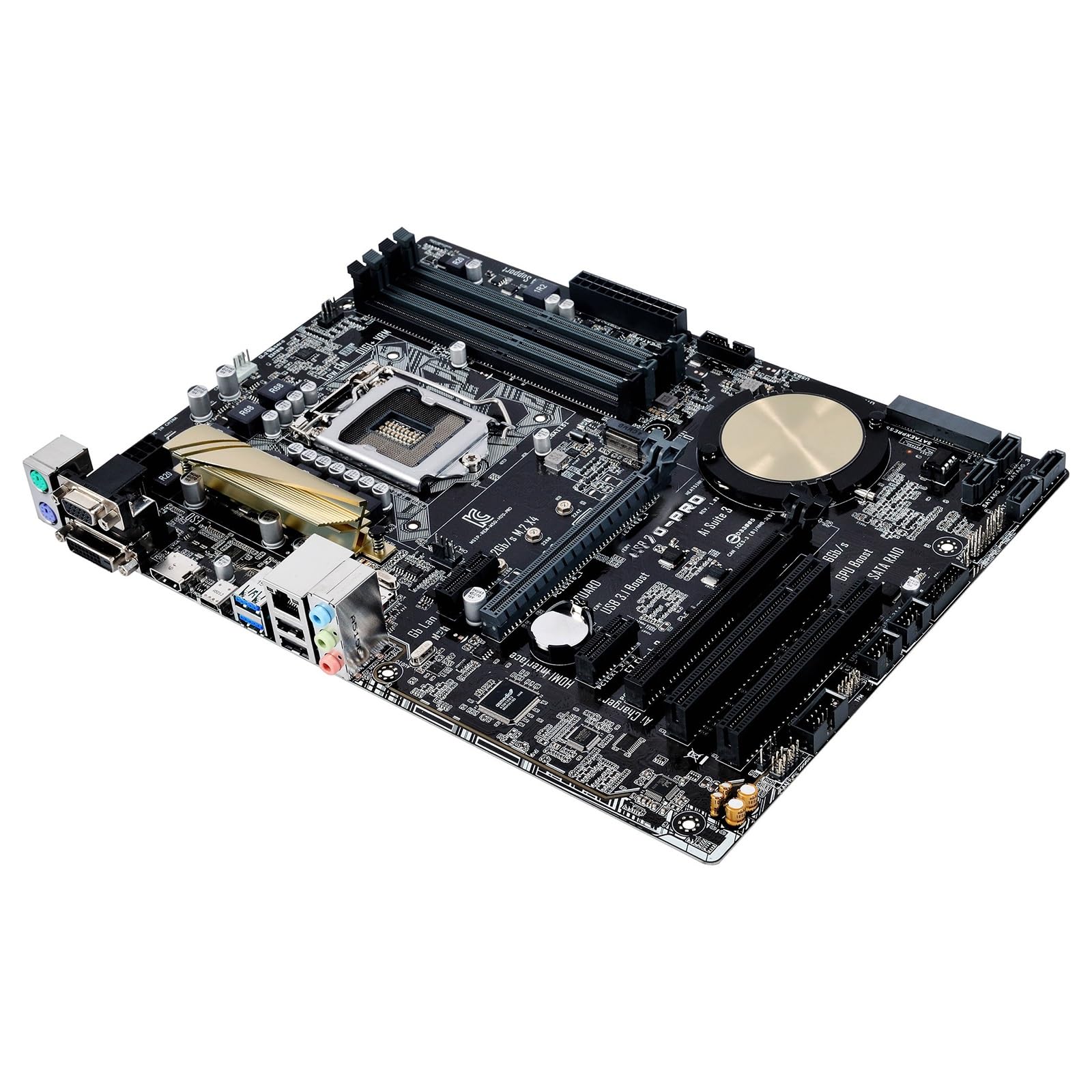Motherboard Fit For ASUS H170-PRO Intel H170 LGA 1151 placa base DDR4 64GB compatibile con i3-7100 i3-6100 i5-6400T i5-6600 i7-6700 i7-7700T