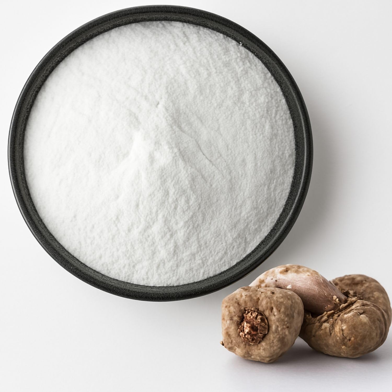 BONGIOVANNI FARINE E BONTA' NATURALI Farina di Konjac (Glucomannano polvere) - Fibra alimentare con poche calorie 500g