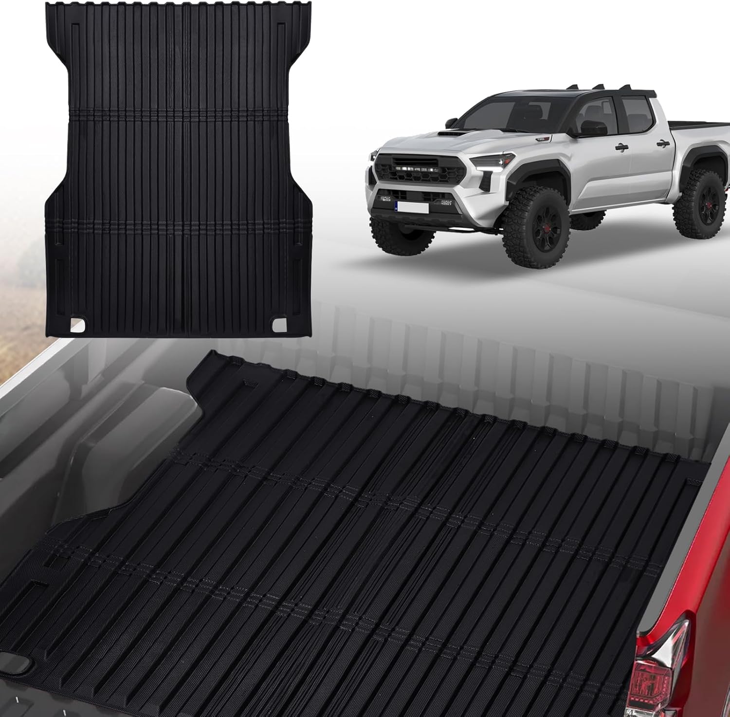 Amazon.com: Tapete de cama para Toyota Tacoma de 5 pies 2024 2025 ...