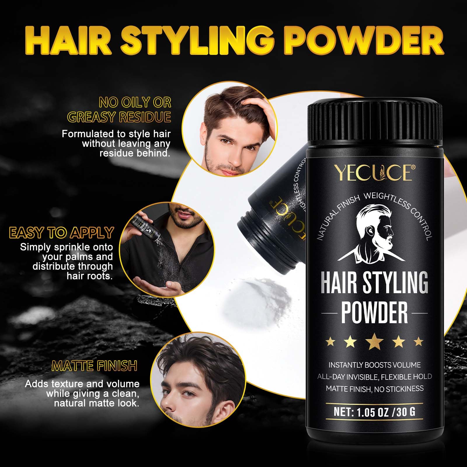 Hair Styling Powder, Matte Finish - Image 3