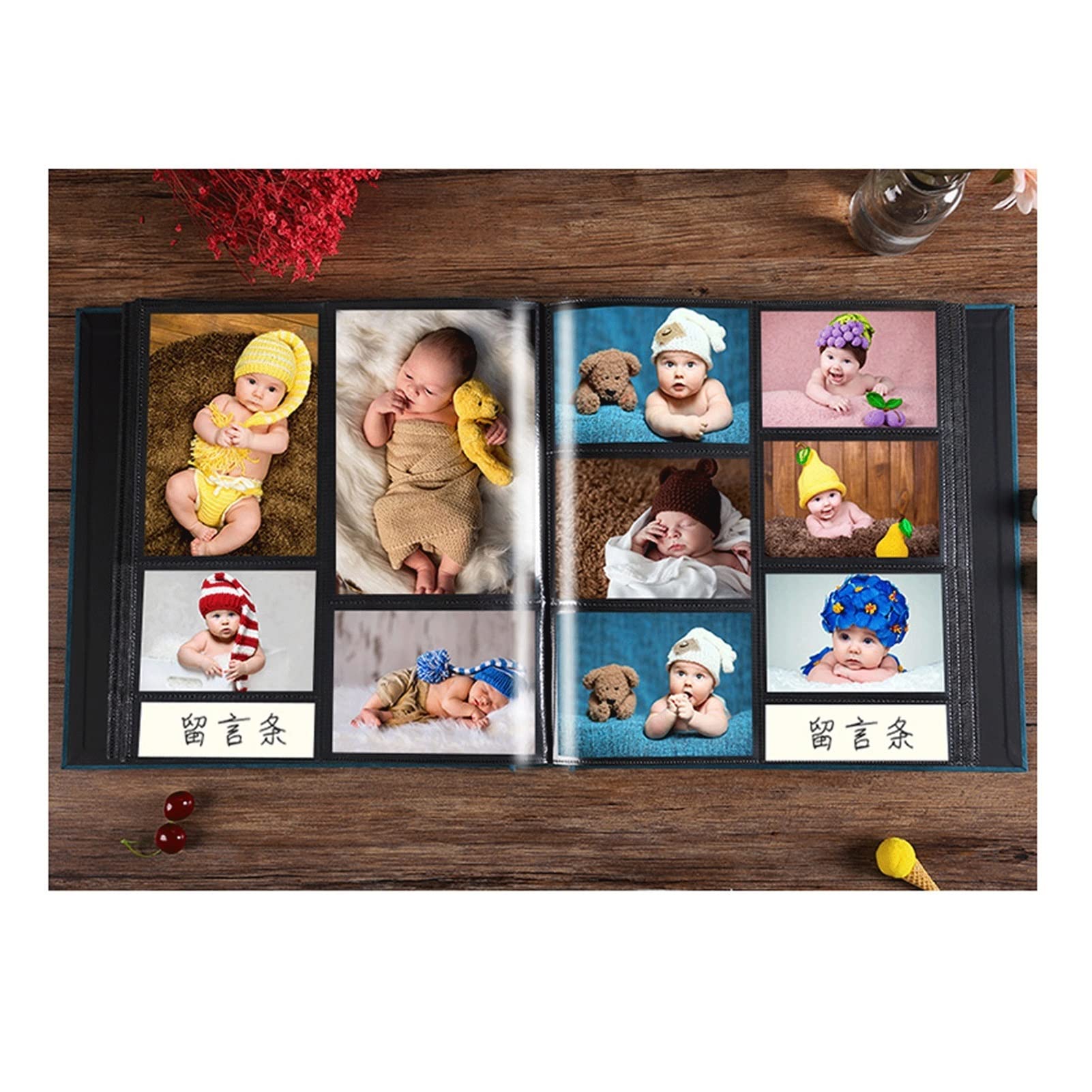 Fotoalbum DIY. Dinosaurier dreidimensionales Bild Baby Wachstumalbum Gedenkalbum Paste familiäre Version dickes und exquisites handgemachtes Album mit großem Kapazität Fotobuch ( Color : 02 , Size : M