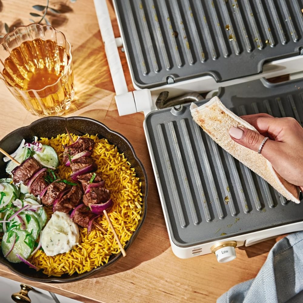 Panini Press & Indoor Grill 2-in-1 1200W High-Performance Sandwich Maker with Removable Non-Stick Plates