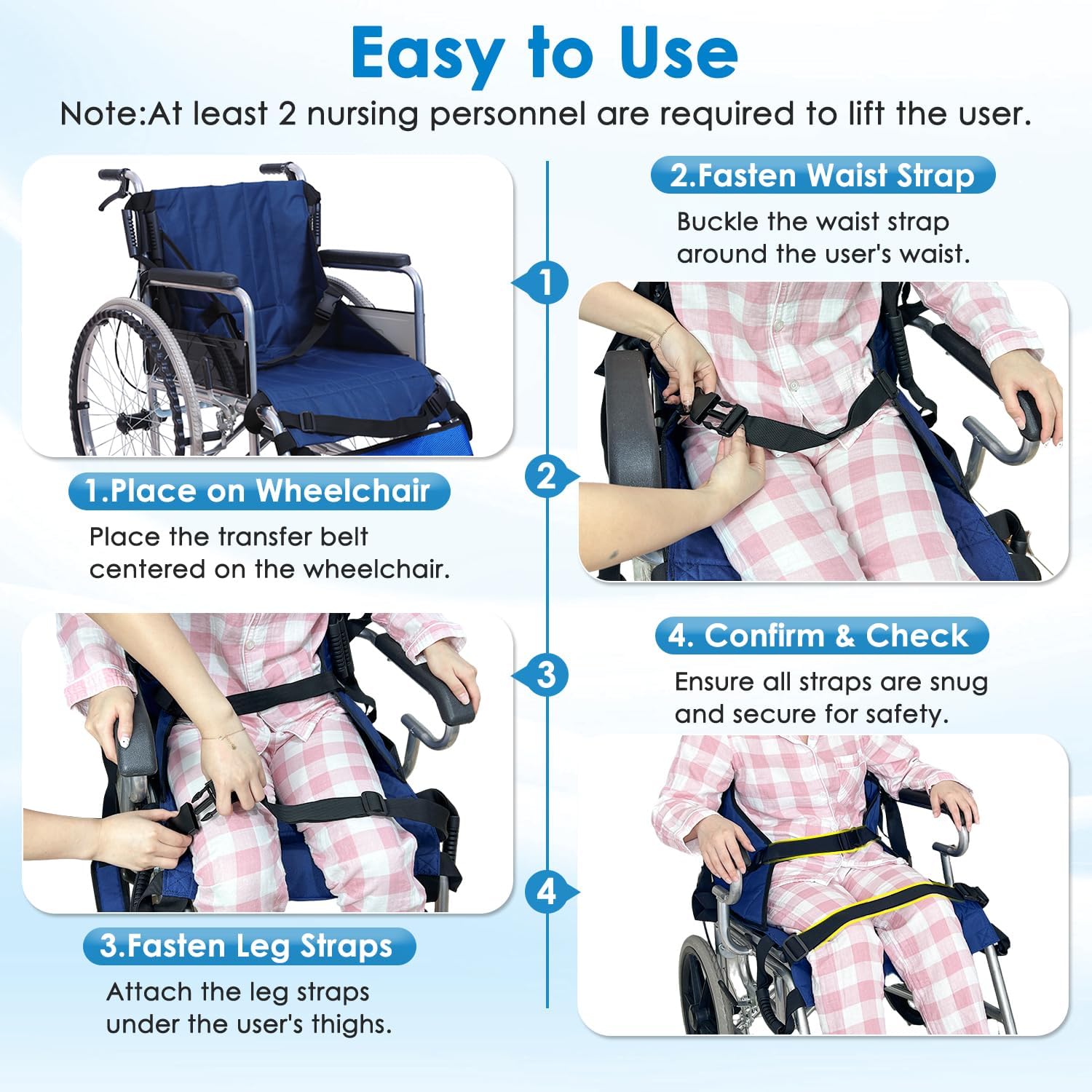 Transfer Sling For Elderly And Disabled Patient Lift Transfer Belt Board From Bed To Wheelchair Emergency Evacuation Chair Pad Home Portable Stair Assist Devices Car Slide Board For Transferring