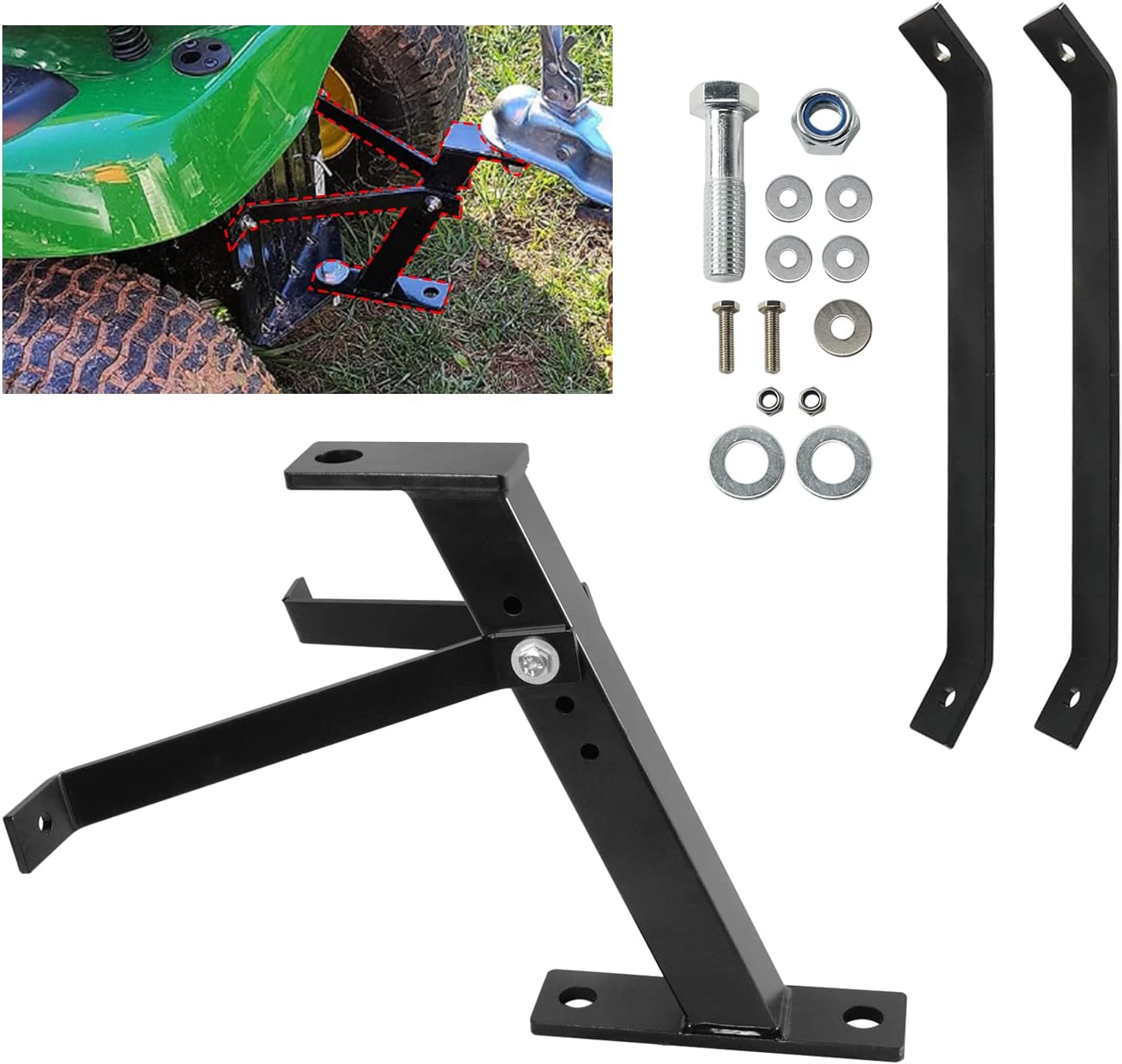 Dioche attelage de remorque en aluminium Support d'attelage de remorque