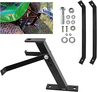 Lawn Tractor Trailer Hitch Fits Lawn Mower, Garden Tractor Trailer Hitch, Iron Construction,Compatible with Trailer-Hitch Balls with 3/4" Shank Or Smaller,with Installation Instructions
