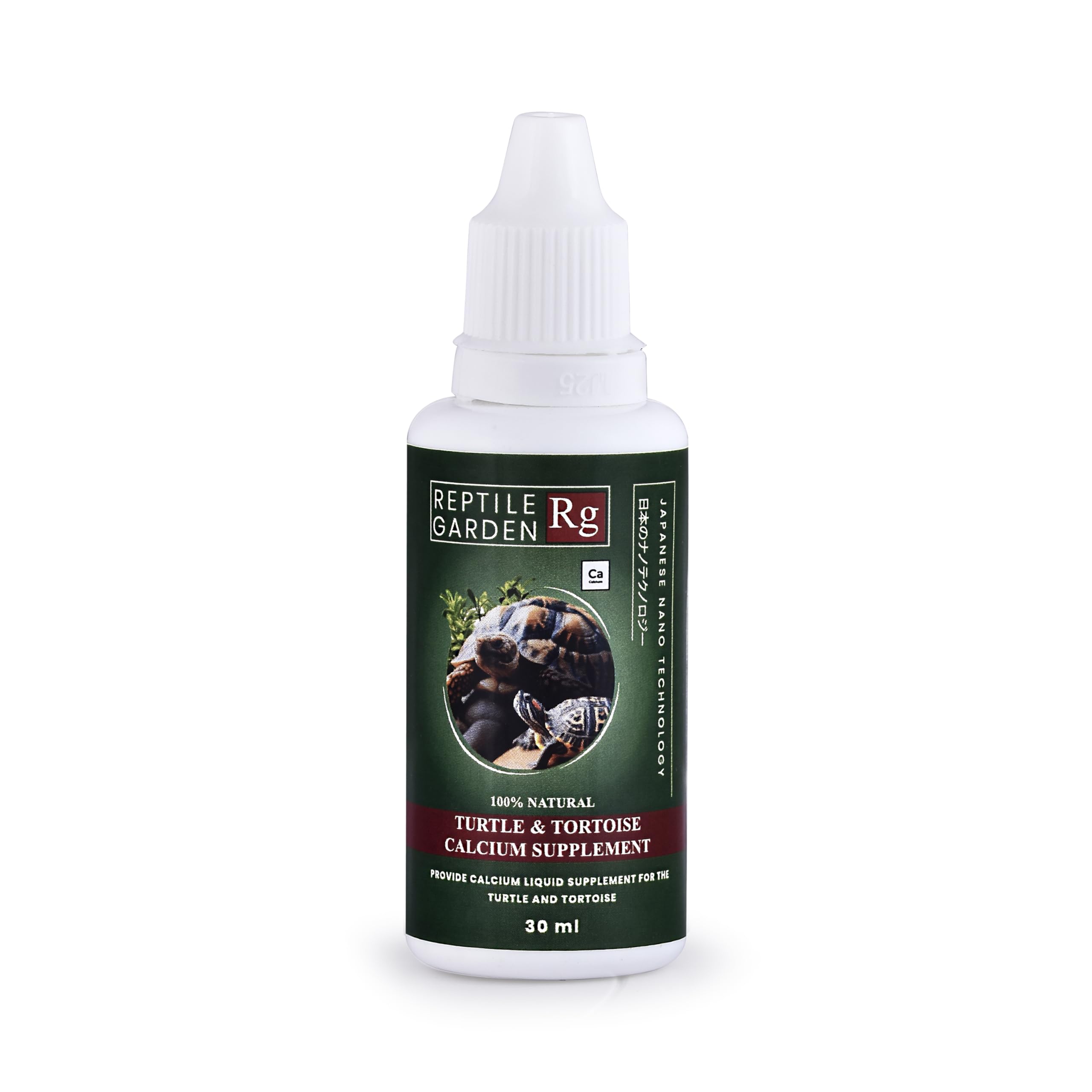 Reptile Garden Turtle & Tortoise Liquid Calcium Supplement 30ml with Vitamin D & K Supports Strong Shell Growth, Bone Strength & Immunity Stress-Relief Formula for Aquatic & Land Reptiles-image-19