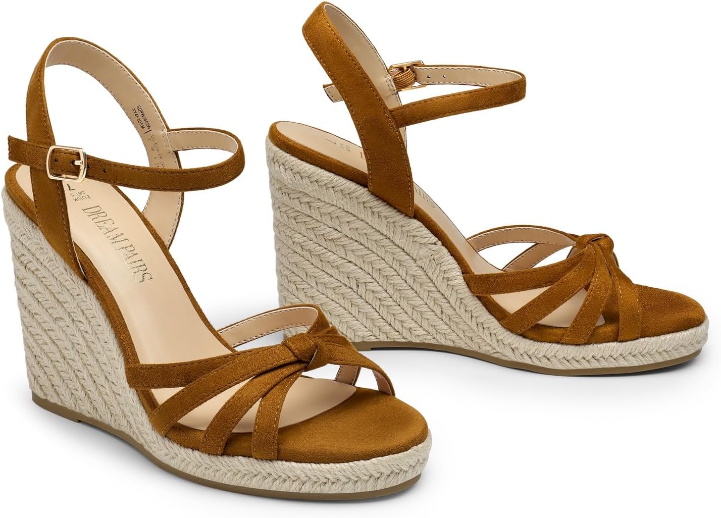 DREAM PAIRS Wedge Sandals for Women Dressy Summer, Platform Espadrille Strappy Casual Braided Heels Comfortable with Open Toe and Ankle Strap - Image 6