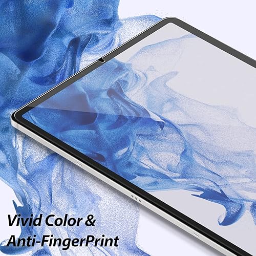 Miniatura 9 de DOME GLASS Whitestone EZ - Protector de pantalla para Galaxy Tab S8 Plus (12.4 pulgadas), protector de vidrio templado de cobertura completa fácil