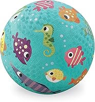 Vista 38 de Crocodile Creek Pelota de juegos – Pelota de goma duradera para niños a partir de 3 años – Pelota inflable con rebote para kickball