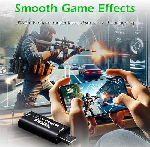 Miniatura 3 de Tarjeta de captura de video HDMI 4K - Cam Link Card Game Capture, adaptador de audio HDMI a USB 2.0, dispositivo de captura de grabación para