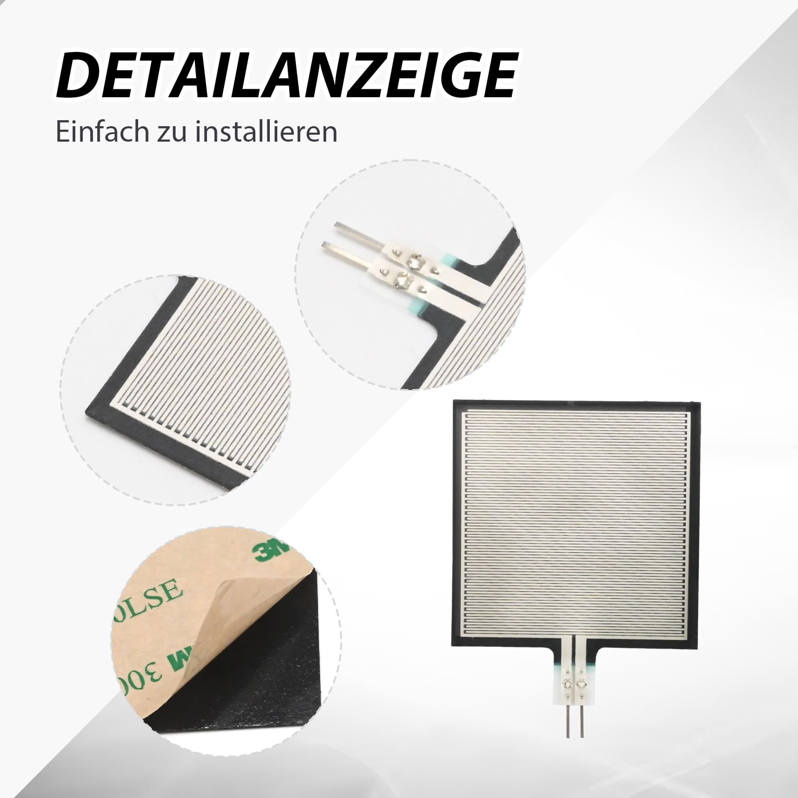 Sensore di pressione RP-S40-ST con design ultra sottile per sedie di bilanciamento intelligenti, adatto per la casa, l'ufficio e per l'integrazione con dispositivi intelligenti