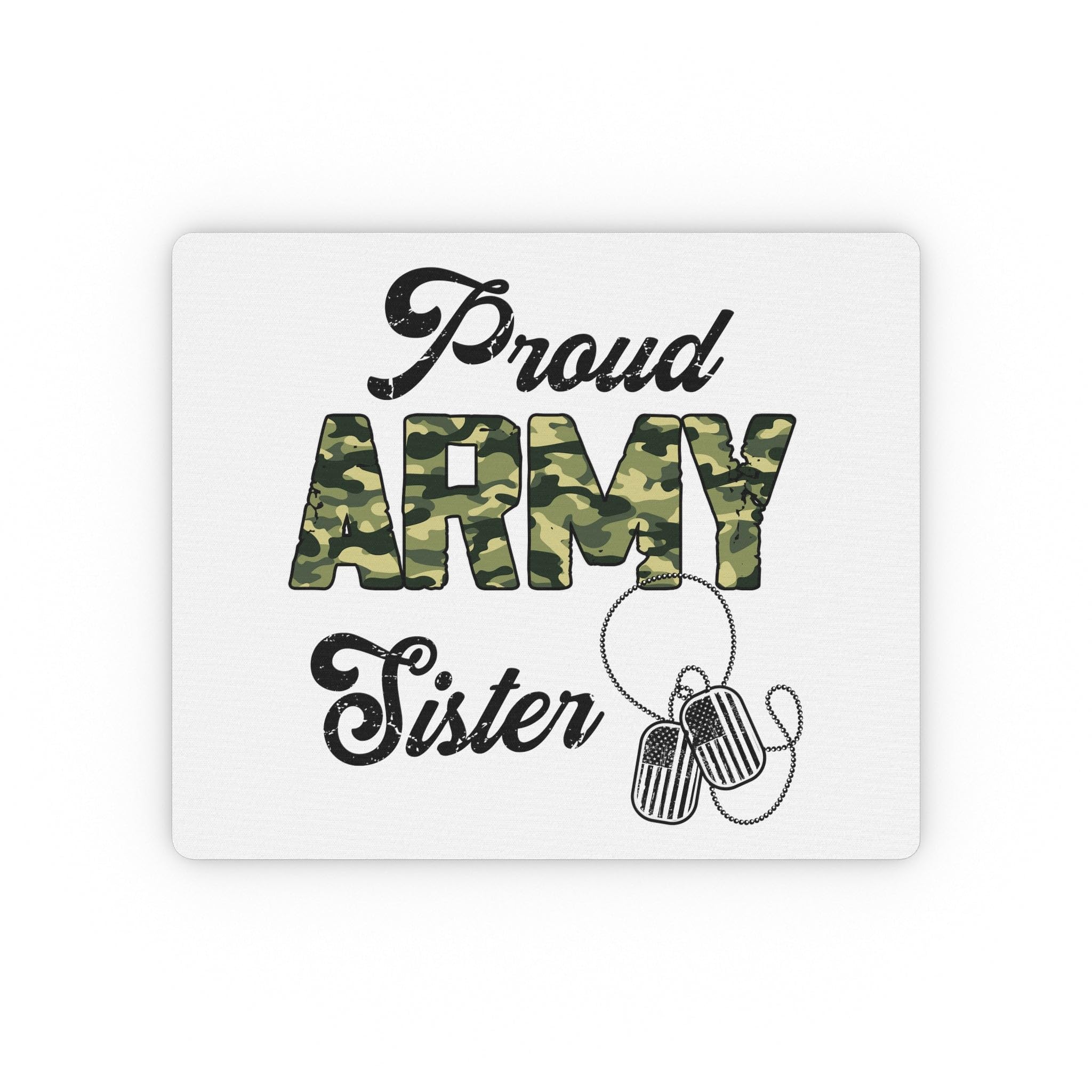 Teegarb Letter BlanketHumorous Support Patriotism Armies Family Pride Patriotism Armies Supporting Mariner Patriotic Appreciation Rectangular Mouse Pad 9.3 x 7.8 inch / Rectangle