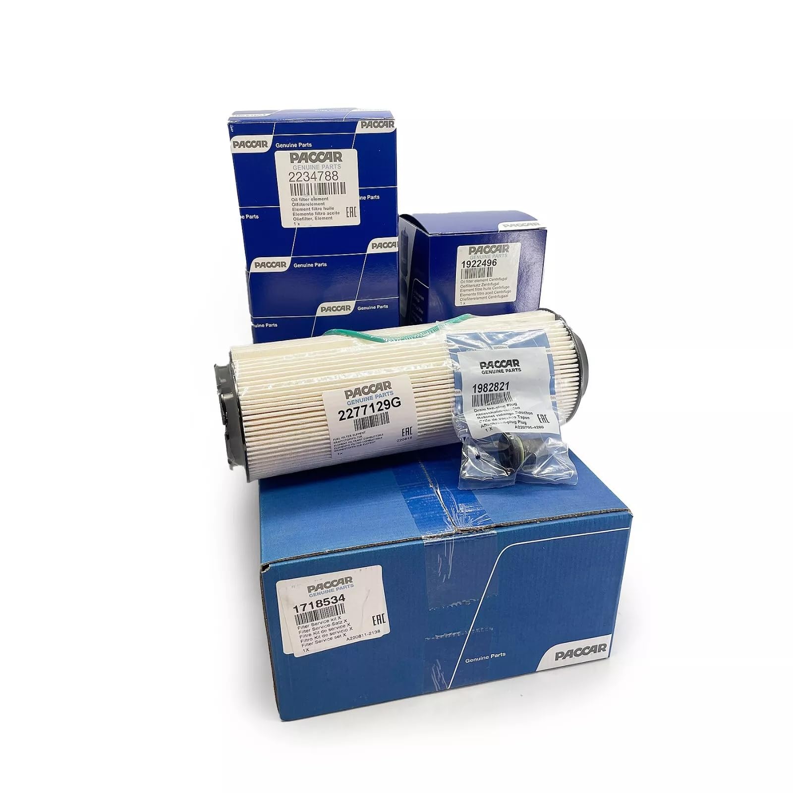 Generic OEM Filter Service Kit for Paccar MX-13 EPA13 Oil, Fuel, Element & Plug.