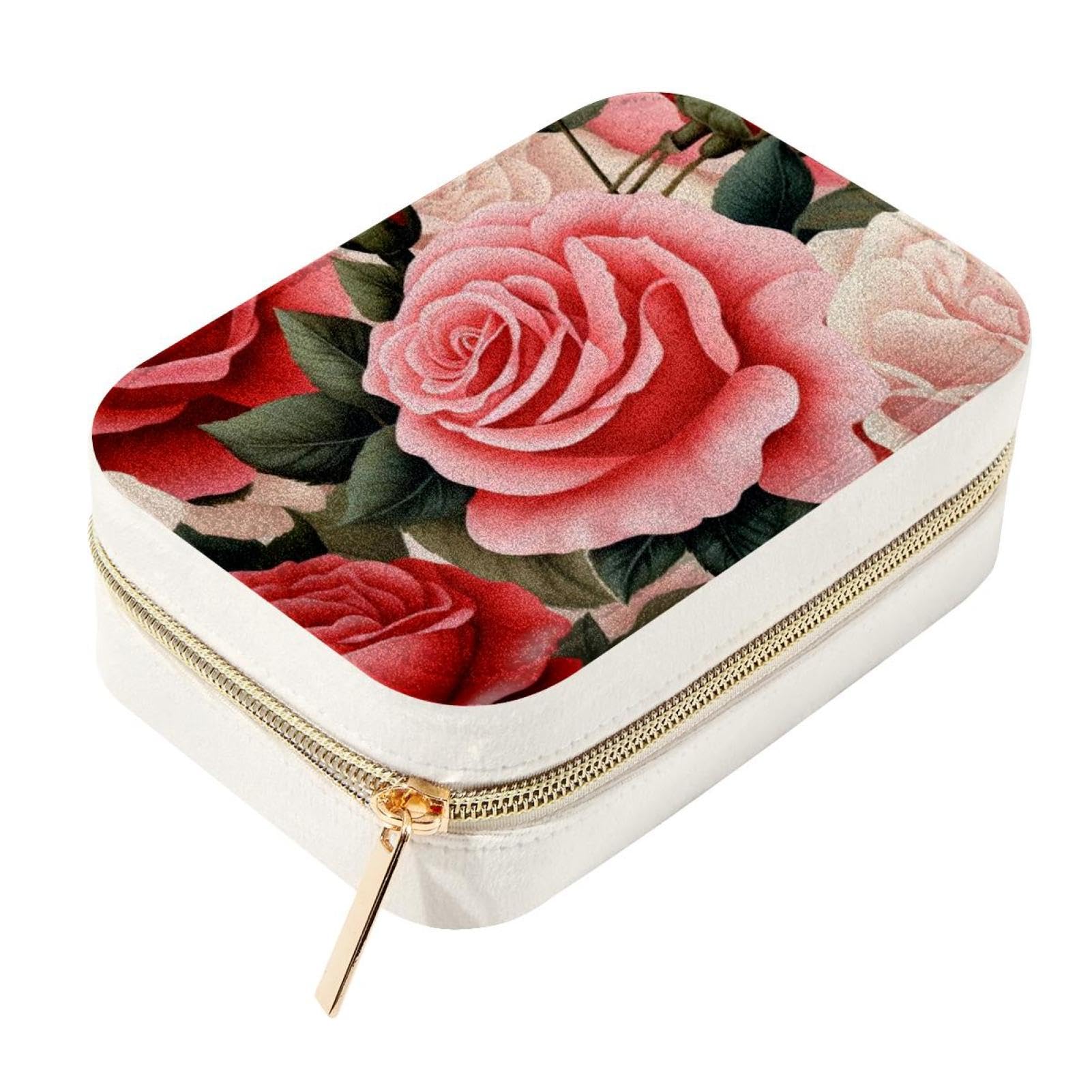 Caja de almacenamiento de joyas de terciopelo para evitar pérdidas y enredos de cadenas finas