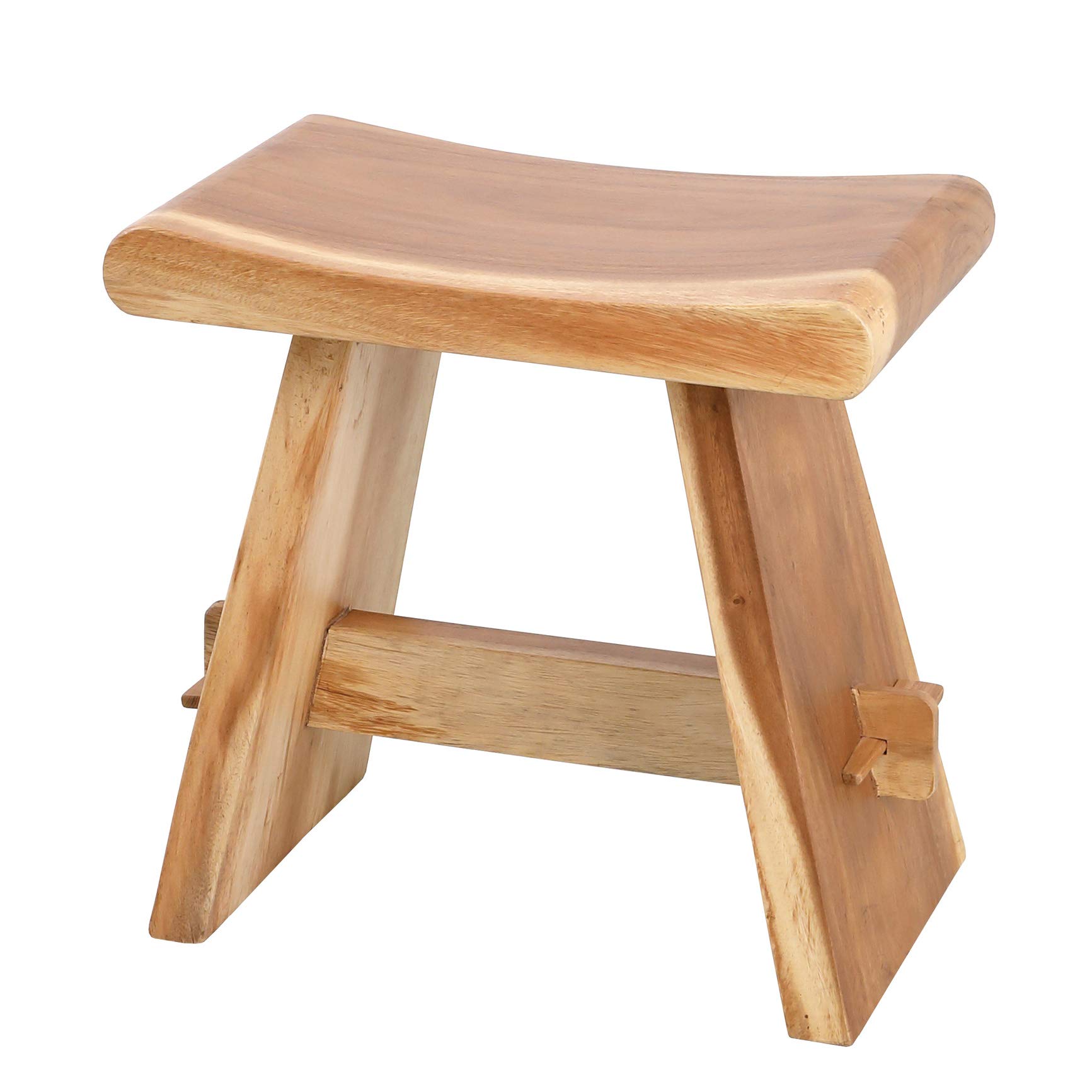 Amazon.co.jp: クロシオ 無垢材 ベンチ スツール 幅48cm ナチュラル