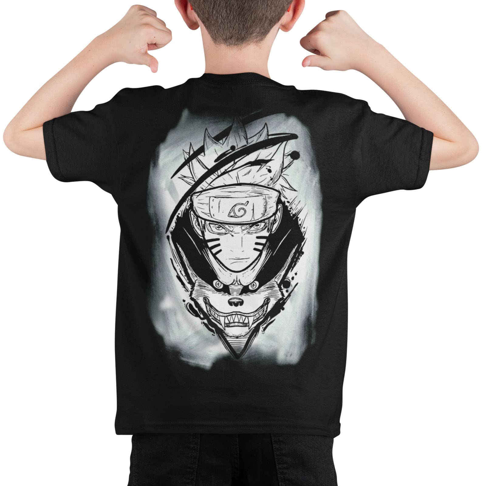 the Fan Tee Camiseta de NIÑOS Shippuden Anime Manga Shuriken Zoro 042