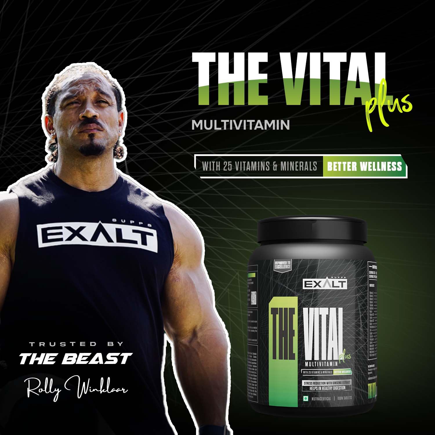 The Vital Multivitamins | 100 Tablets | 25 Vitamin & Minerals | Purest form | Boost Energy | Better Wellness | Helps in overall growth | Immunity Booster — Amazon image 5