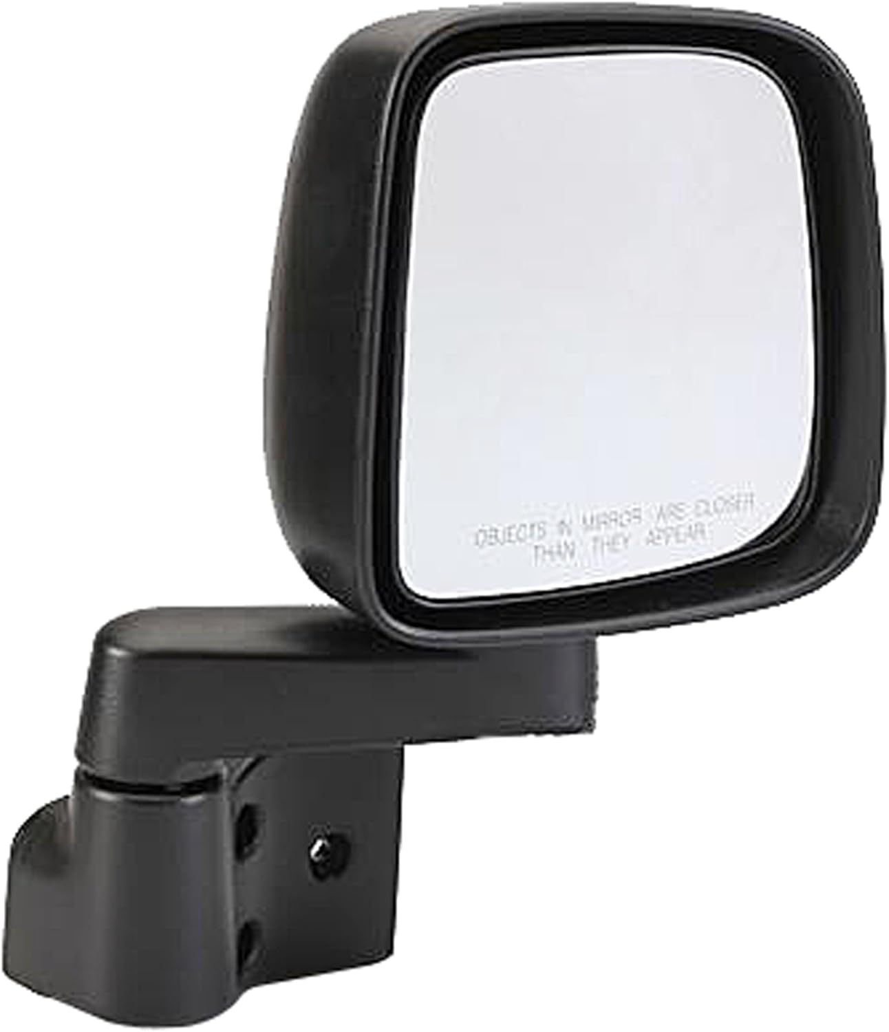 Dorman 955-695 Passenger Side Manual Door Mirror - Folding Compatible with Select Jeep Models, Black